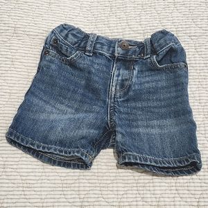Toddler boy snap shut waist denim shorts
